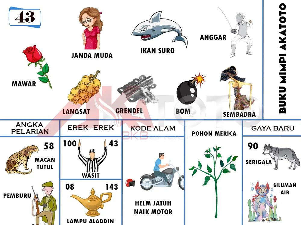 buku mimpi erek erek togel 43